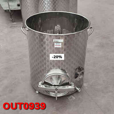 OUTLET – 300 L Stainless Steel Tank with manhole