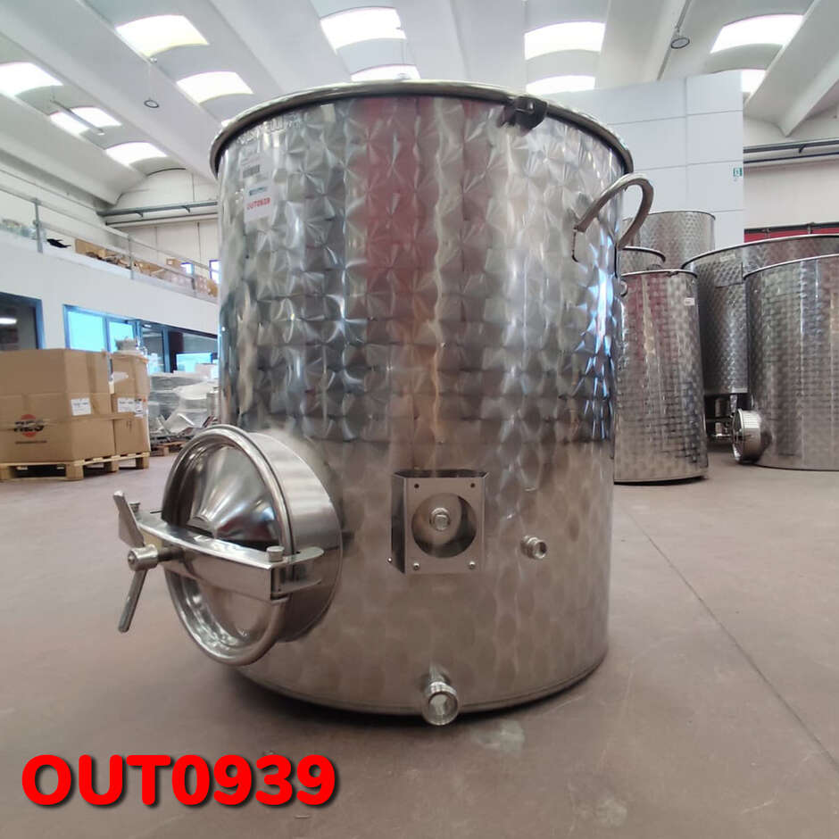 OUTLET – Cuve en acier inoxydable 300 L avec trappe d'accès