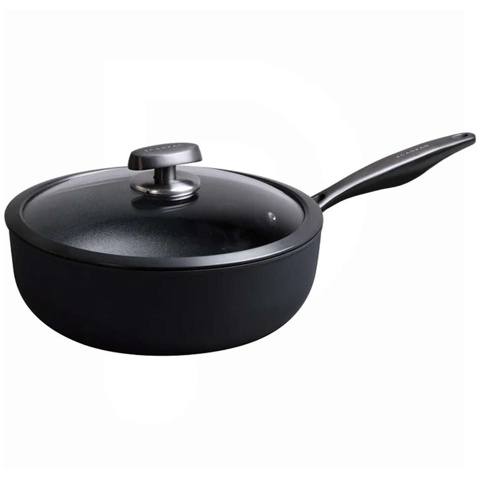 Padella Fonda Scanpan Pro SB+ Induction con coperchio in vetro Ø26 cm