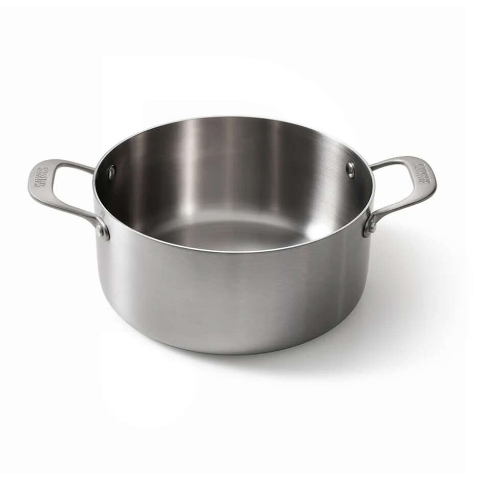 Panela Alta Stainless Steel com tampa Ø24 cm – 4,75 L