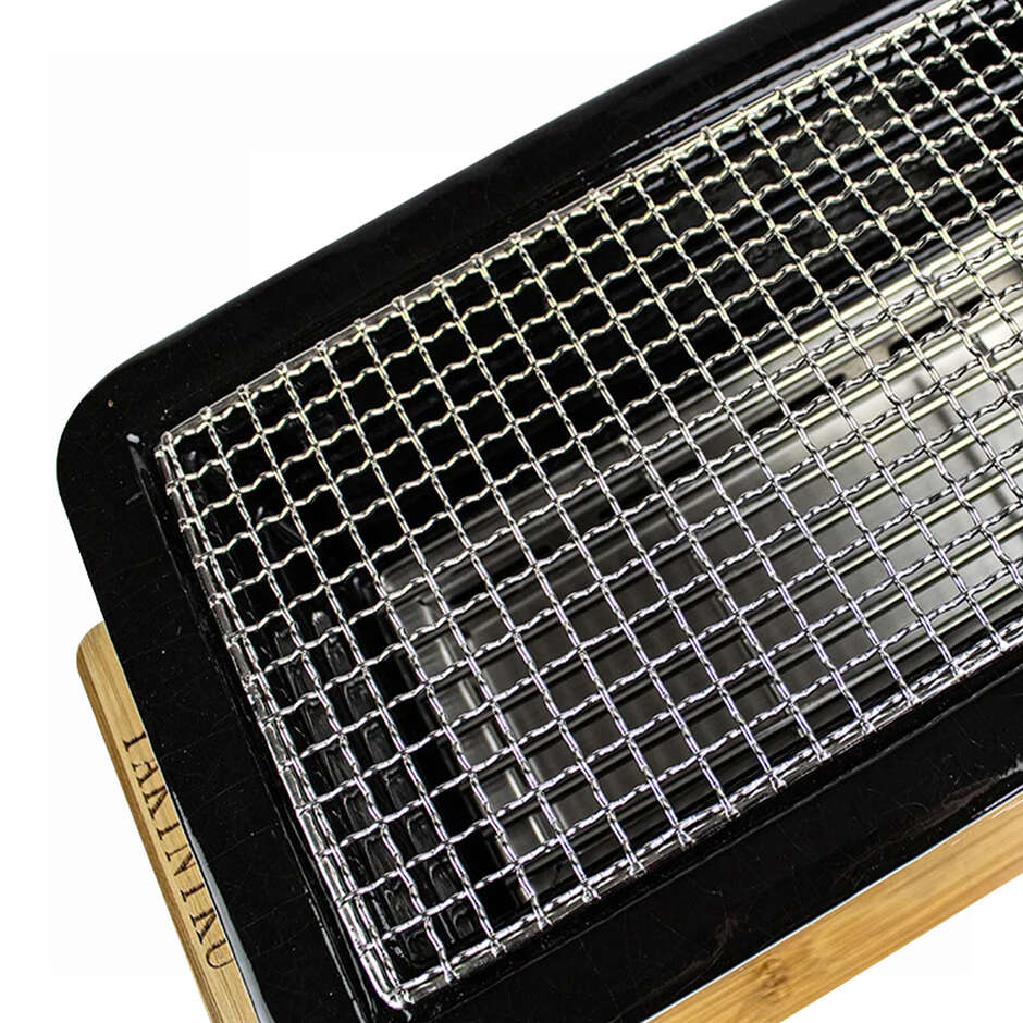 Parrilla de Mesa Shichirin Medium Pro Rectangular para 2-6 personas