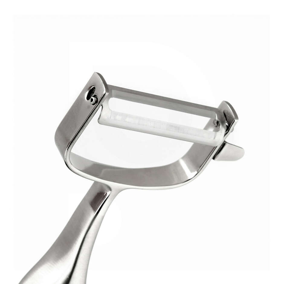 Pelatutto inox Global GS-68 con lama liscia