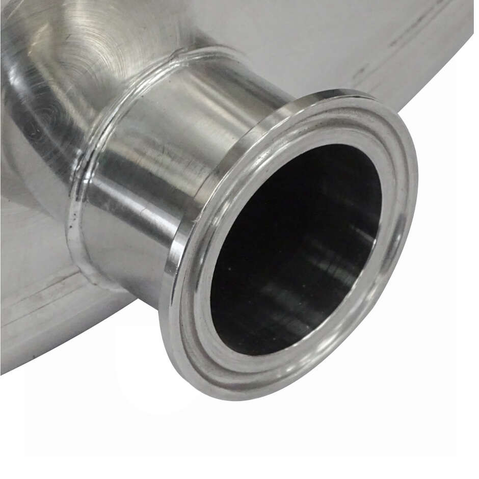 Pentola Inox di produzione con attacco Tri-Clamp 75 L