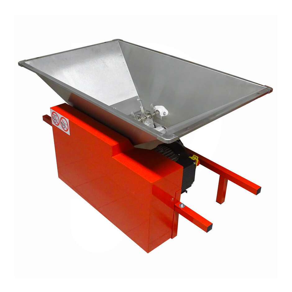 Pigiafrutta a motore tipo D MAXI Inox - 9 coltelli