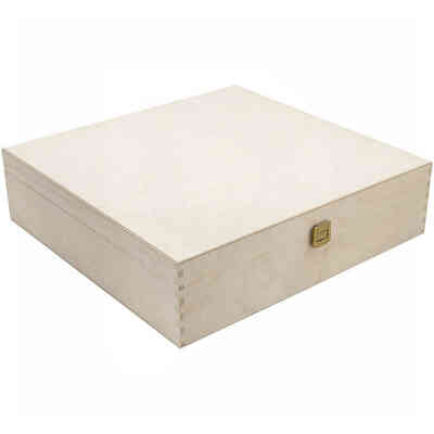 Pine wood wine bottles box 4 places (1 piece)