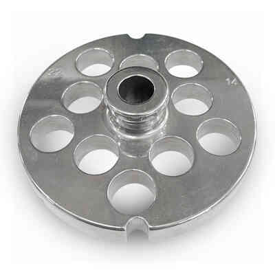 Placa de acero inoxidable para picadora de carne N.22 F14