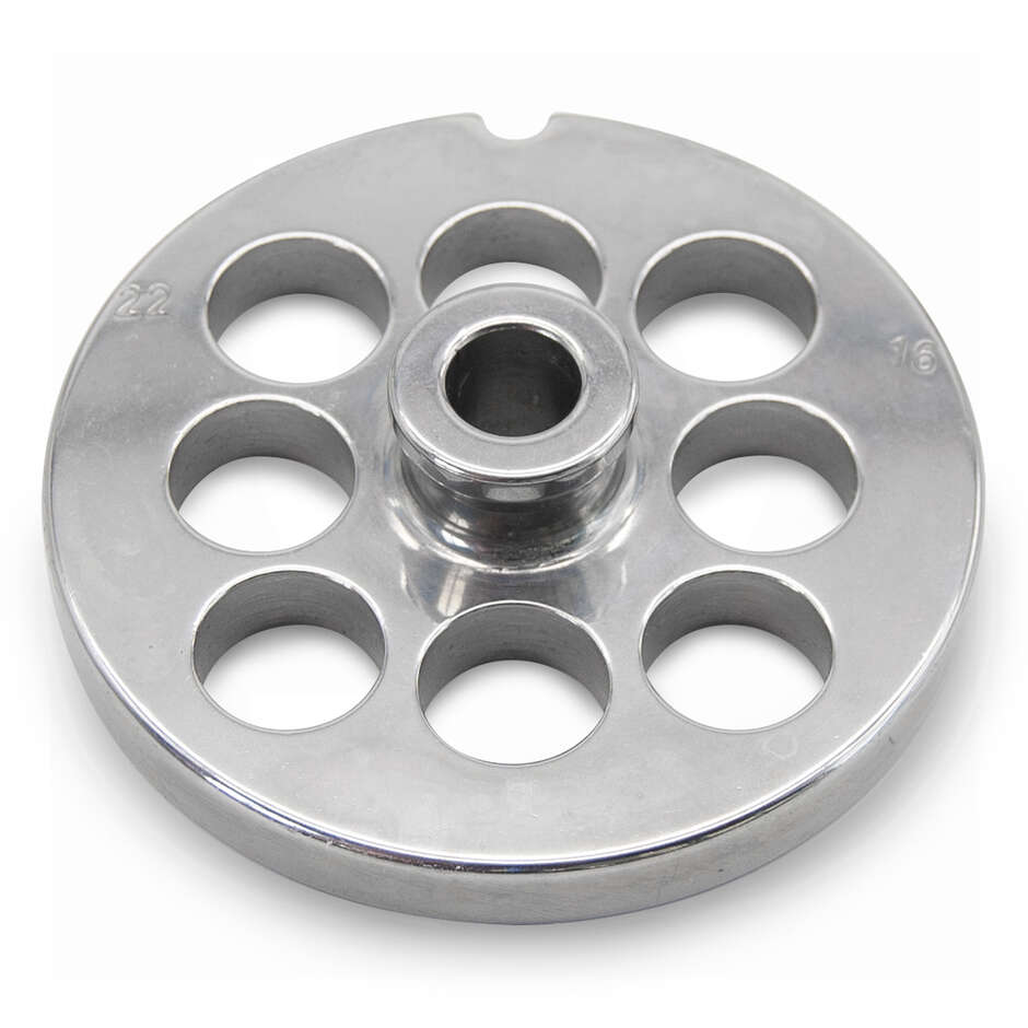 Placa de acero inoxidable para picadora de carne N.22 F16