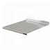 Planche en acier inoxydable AISI 304 avec bord - 100x50 cm