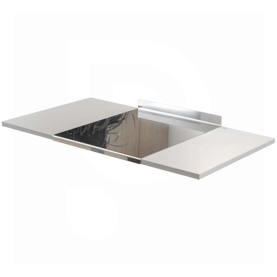 Planche en acier inoxydable AISI 304 avec bord - 30x50 cm