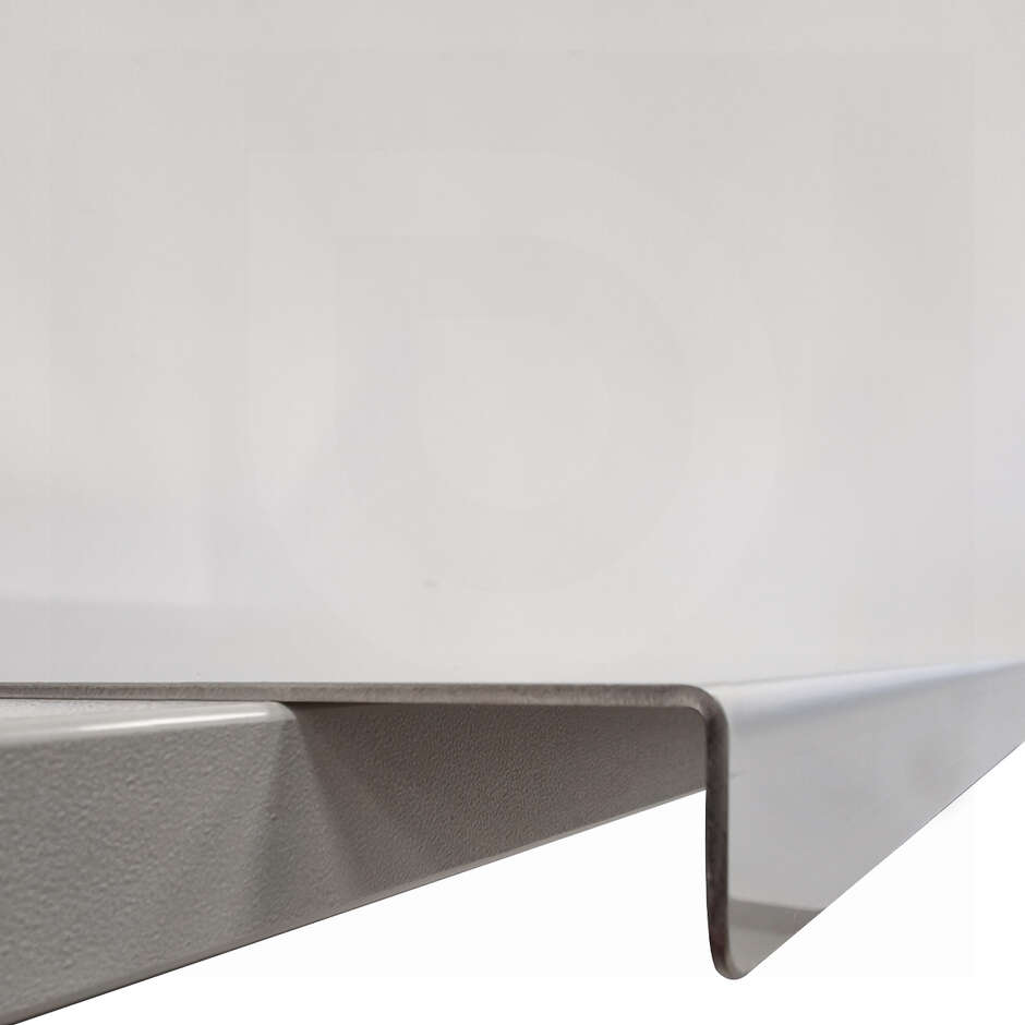 Planche en acier inoxydable AISI 304 avec bord - 30x50 cm