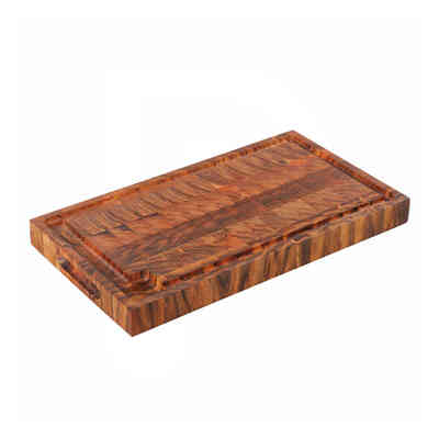 Planche à découper Zassenhaus avec rainure à jus et structure mosaïque 45×25 cm