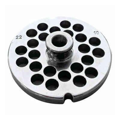 Plaque en acier inoxydable pour hachoir à viande N.22 F10