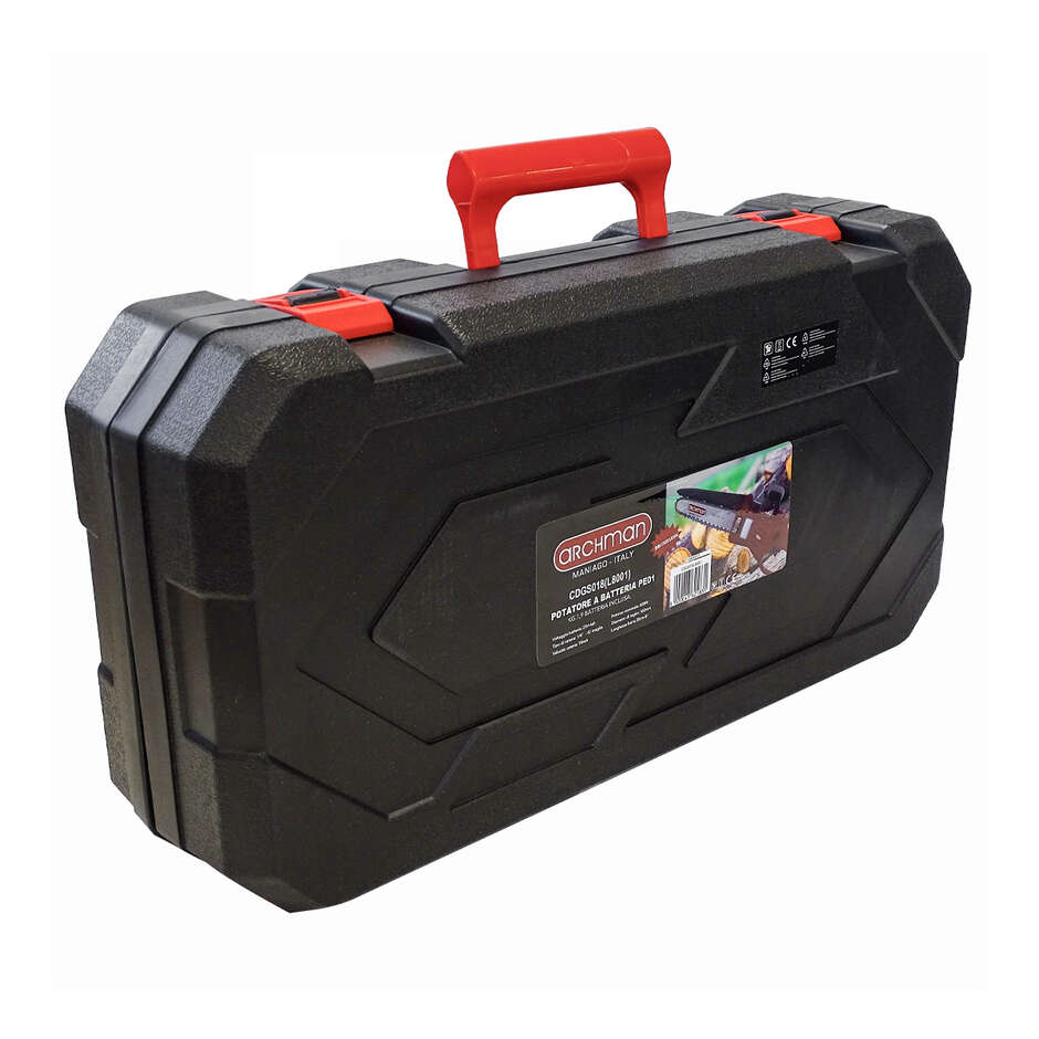 Podadora eléctrica sin cable Archman PE01X con dos pilas 21V- 4Ah 
