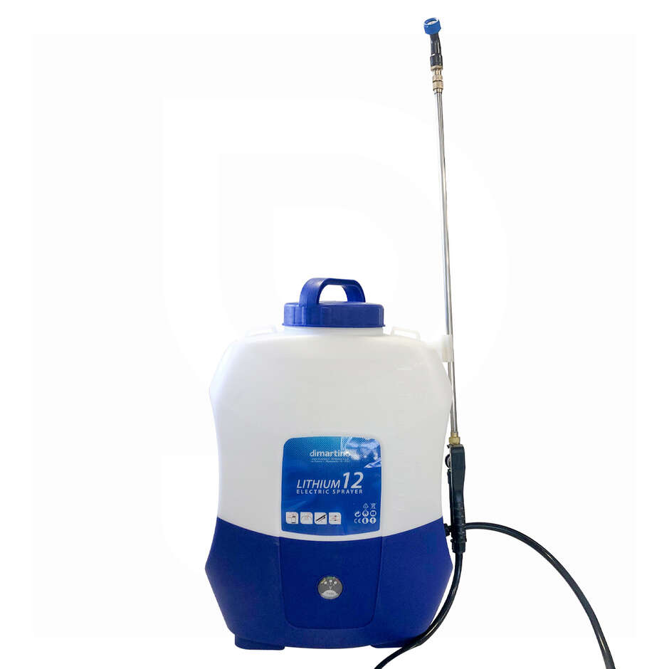 Pompa irroratrice a zaino elettrica Lithium 12 - Batteria 12V - 8Ah