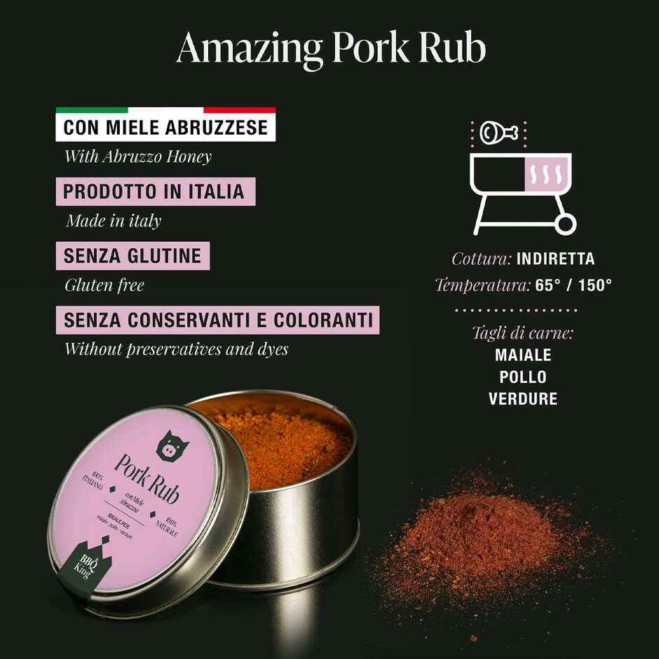 Pork Rub (70 g) - Condimento per BBQ
