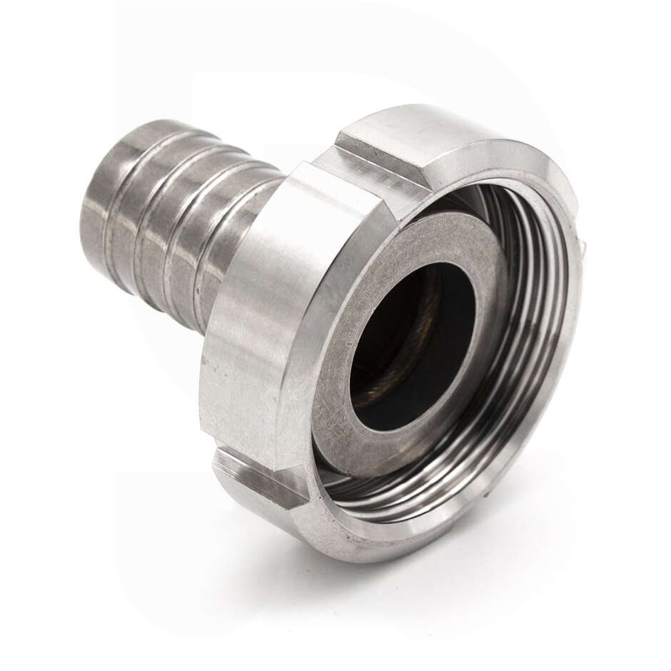 Portagomma inox DIN 32 M c/girello per PG 20 