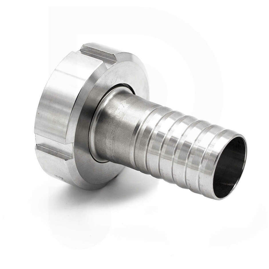 Portagomma inox DIN 50 M c/girello per PG 50 