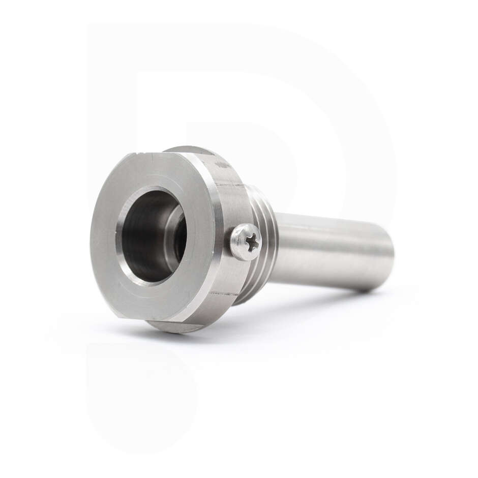 Pozzetto a battuta inox AISI 304 per sonda termometro 65 inox