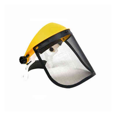Professional protective visor with adjustable wire mesh
