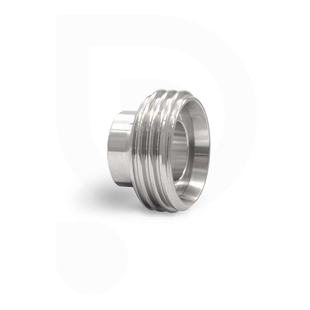 Raccord en acier inoxydable DIN 15 F X DN 15 à souder