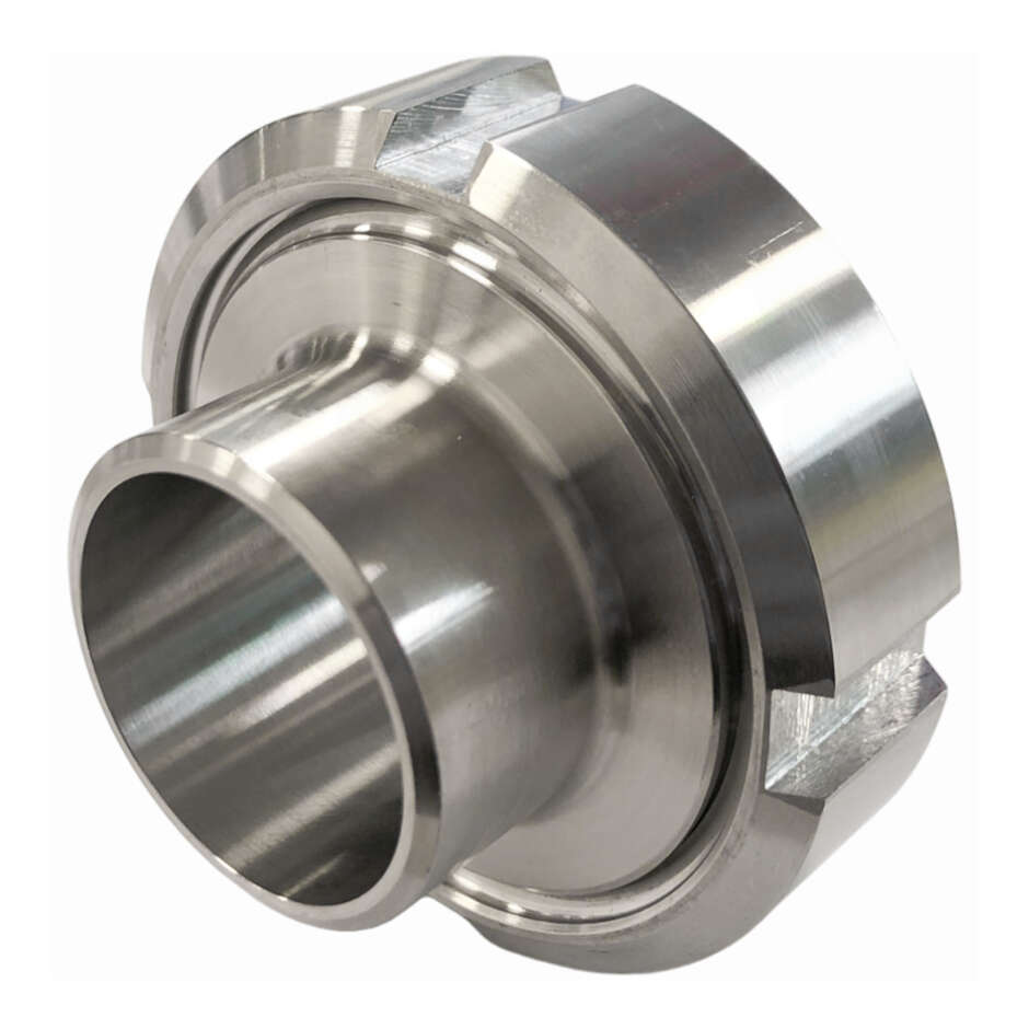 Raccordo a tre pezzi inox DIN50 a saldare