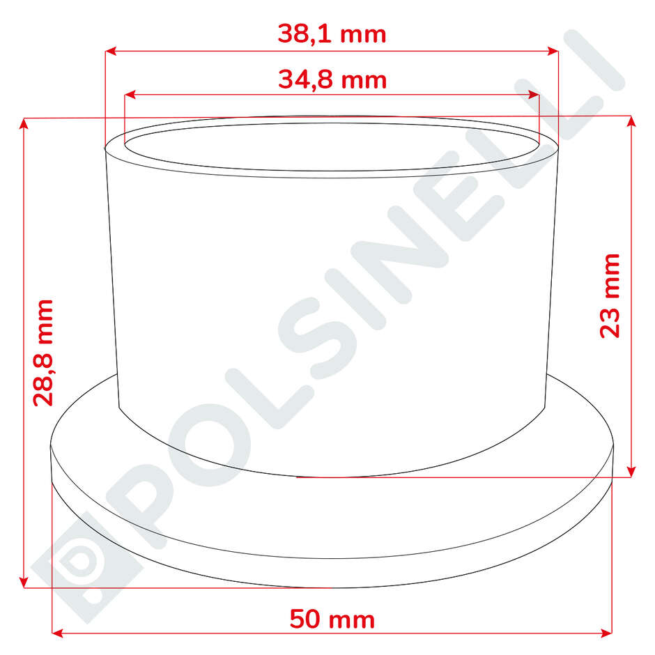 Raccordo inox CLAMP 1"1/2 a saldare