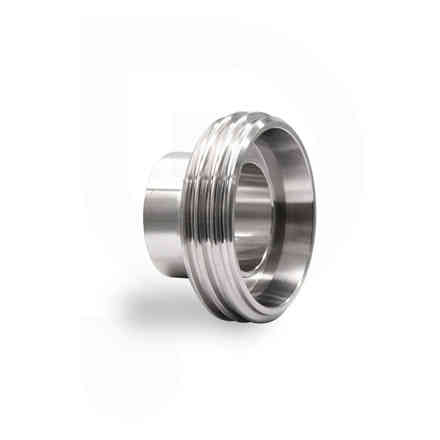 Raccordo inox DIN 25 F a saldare