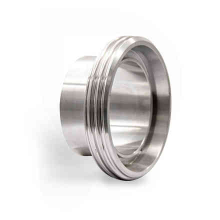 Raccordo inox DIN 50 F a saldare 