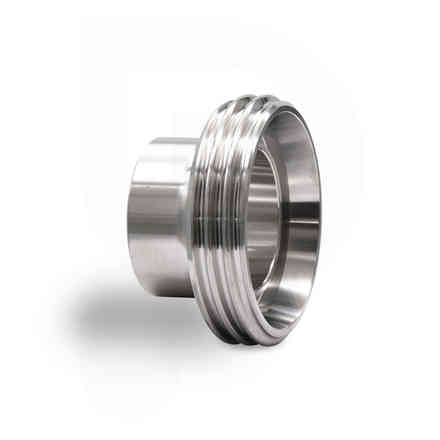 Racor de acero inoxidable DIN 32 F X DN 32 para soldar