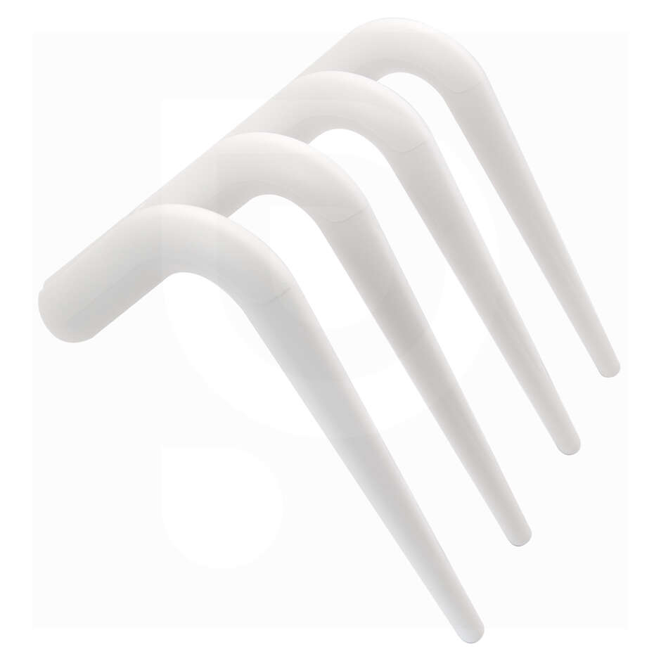 Rastrello alimentare bianco 20 cm