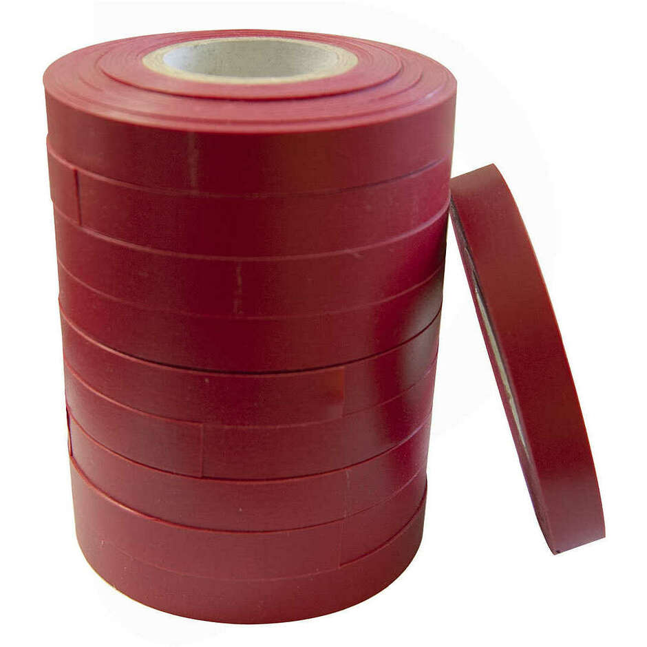 Red pvc tape for tying machine 0,15 - 16 m (20 pcs)