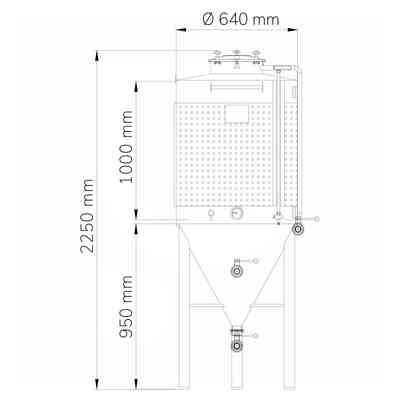 Nitrogen 2-position system with control unit Beer | Polsinelli Enologia