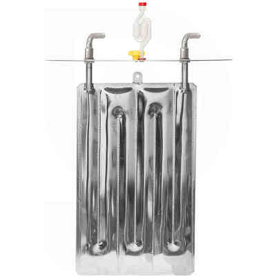 Refrigeration kit for 500 L flat bottom stainless steel tank