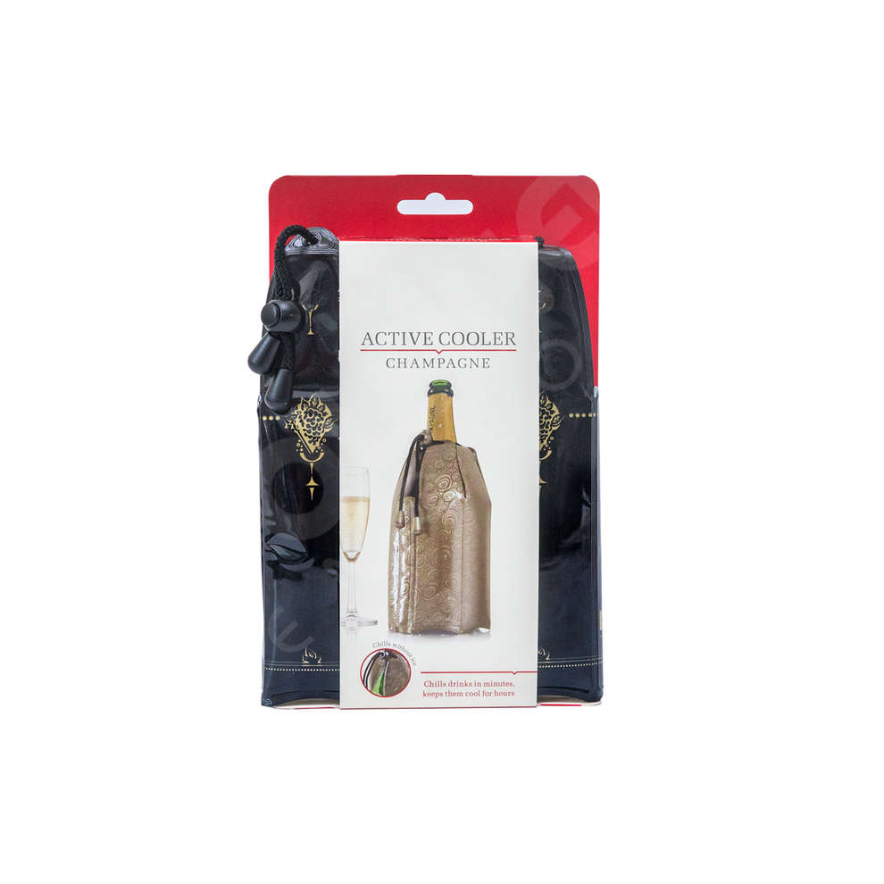 Sparkling wine bottle cooler