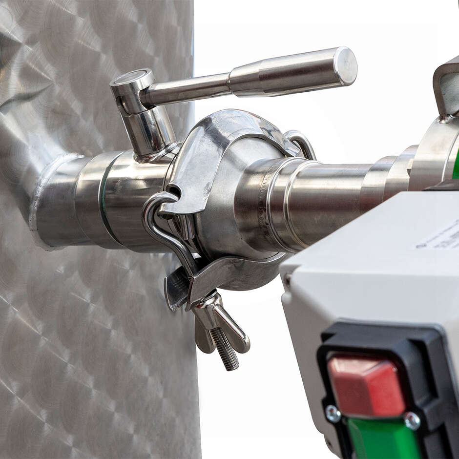 Removable stainless steel agitator