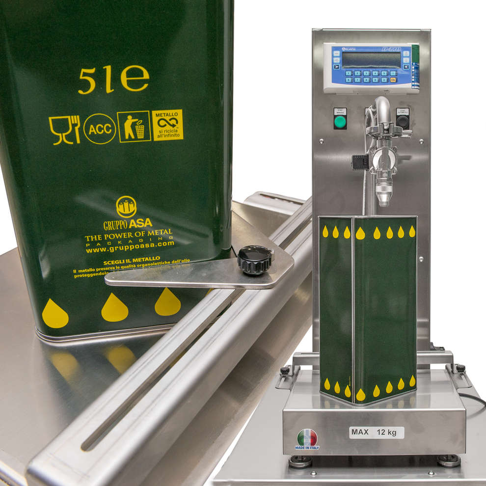 Remplisseuse/peseuse pour canettes Olea M12