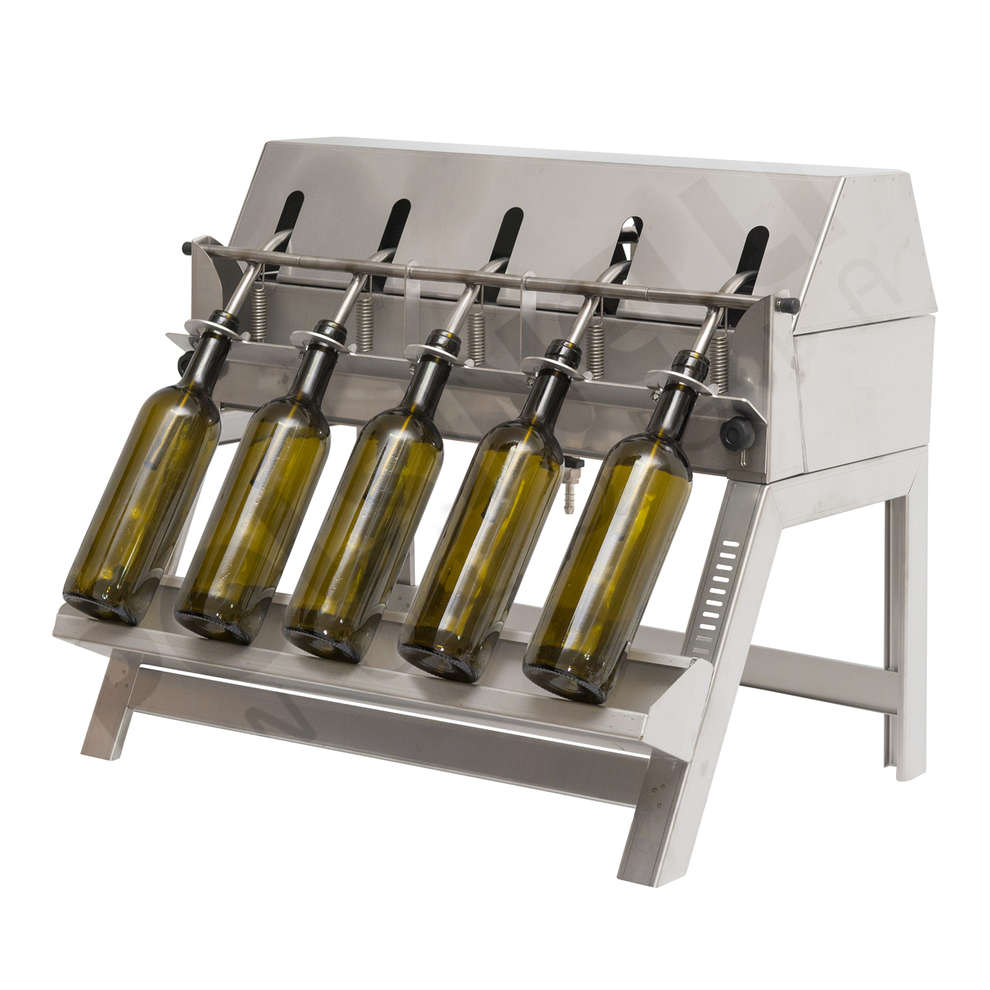 Remplisseuse à 5 siphons inox Vin Polsinelli Enologia