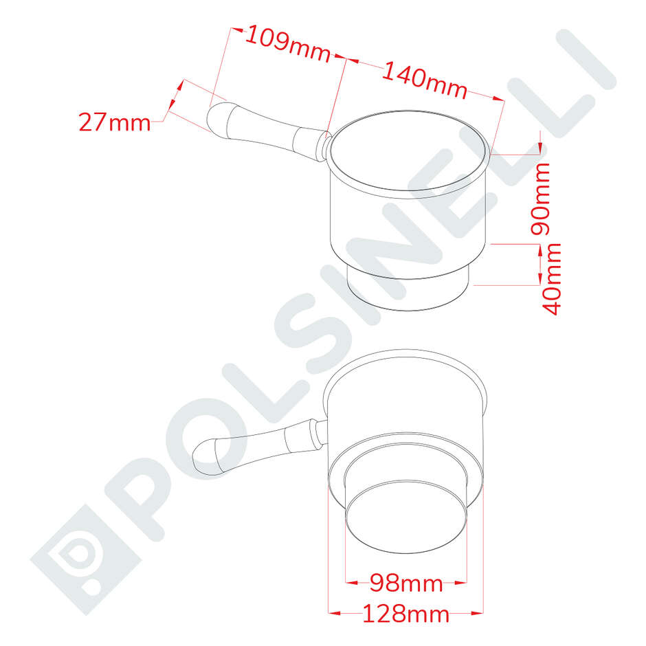 Replacement pan for wax melter