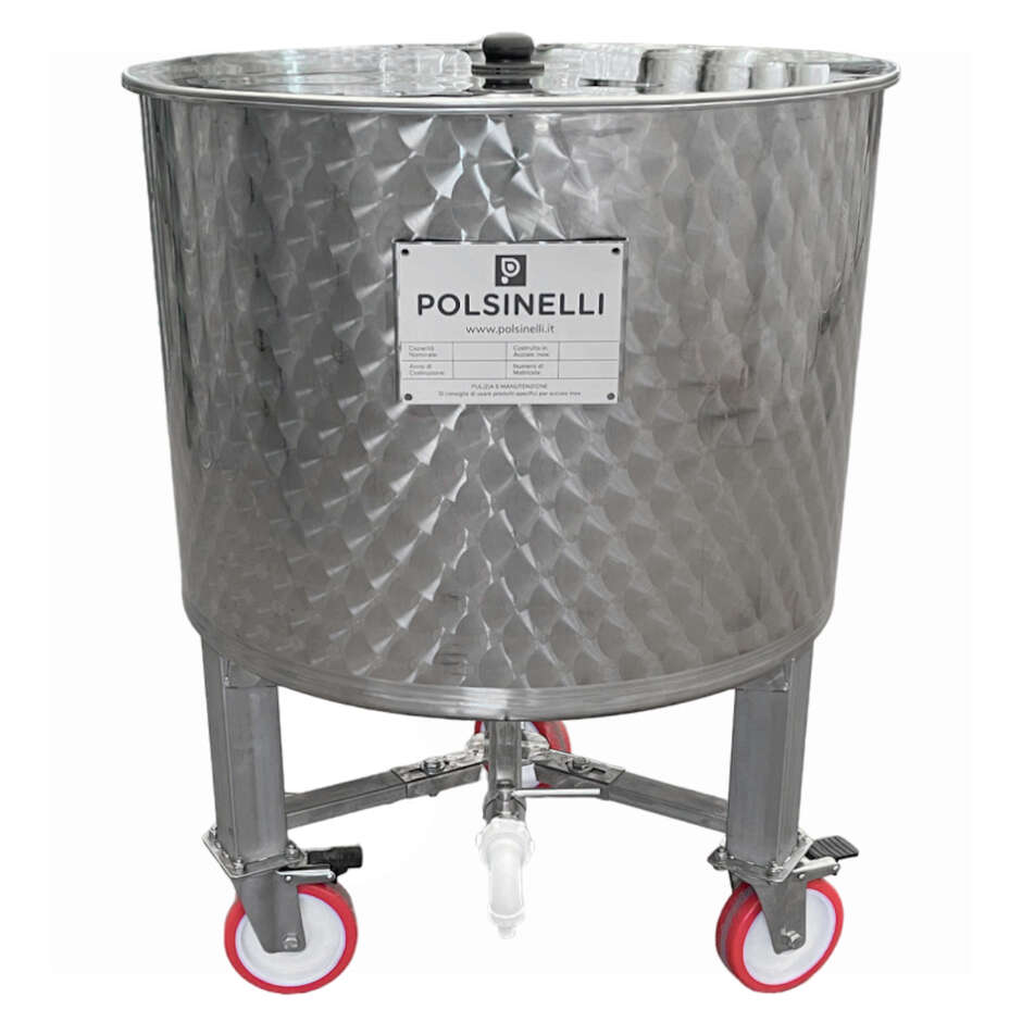 Réservoir inox avec roues de 200 L