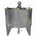 Réservoir motorisé en acier inoxydable conique 10° avec variateur 200 L