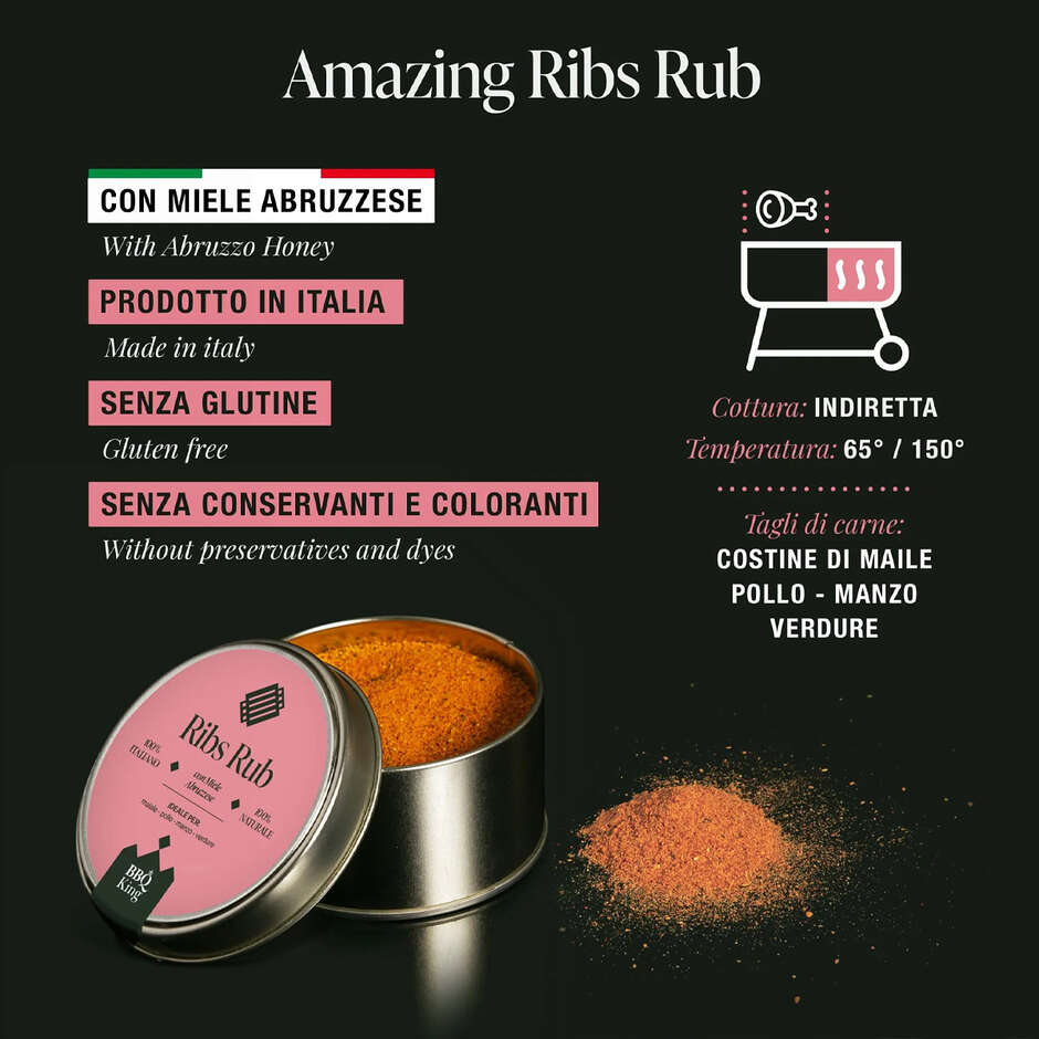 Ribs Rub (70 g) - Mélange d'épices pour BBQ