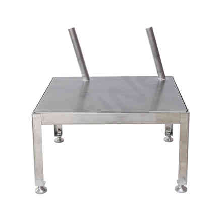 Ripiano raccogligocce inox 2 posti