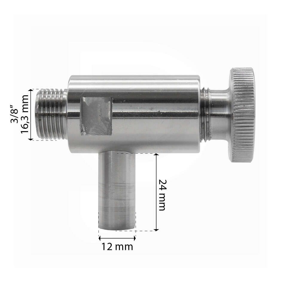 Robinet dégustation de vin AISI 304 3/8" M 