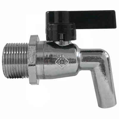 Robinet en cuivre chromé 3/4"