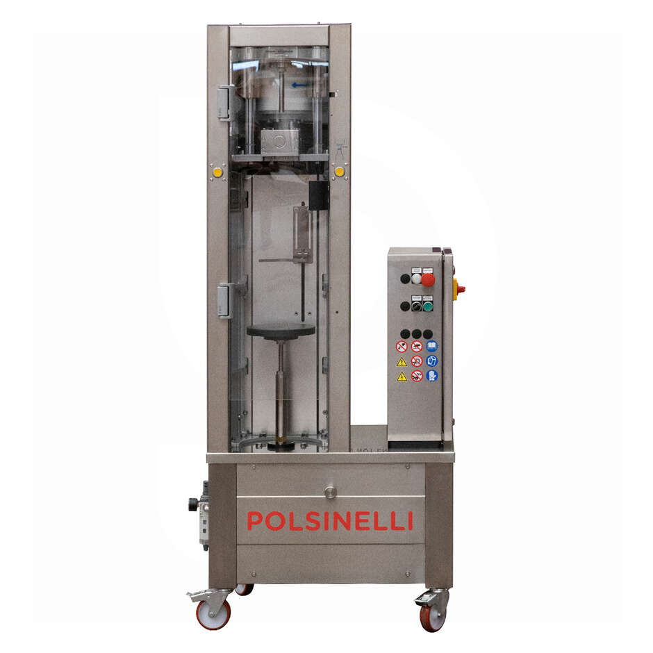Rolhadora semiautomática P550 com carrinho para garrafas Magnum