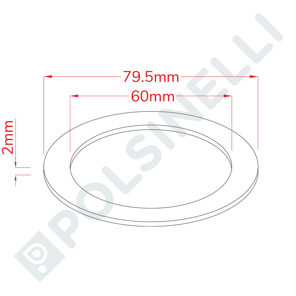 Rote Faserdichtung 2"