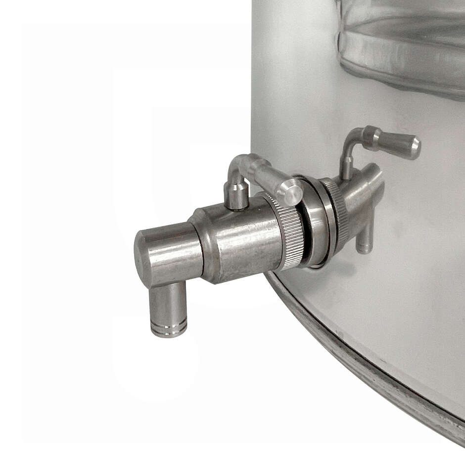 Rubinetto a leva Inox 1/2" con salvagoccia