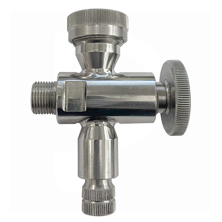Rubinetto inox inferiore da 3/8" per segnalivello