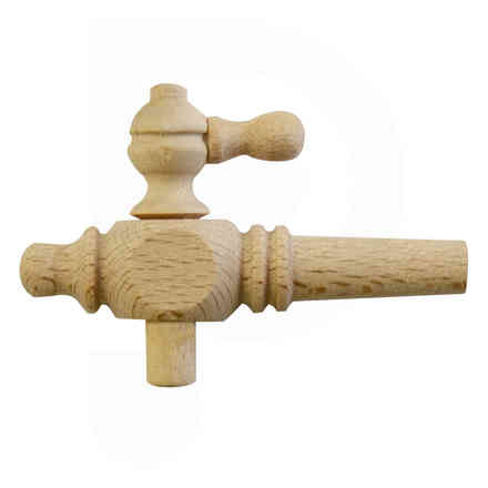 Rubinetto marsalino da 8 in legno