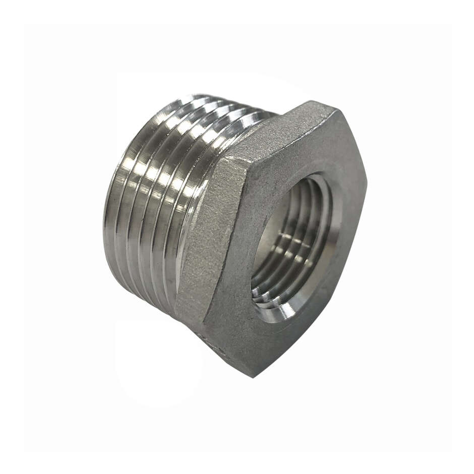 Réduction filetée Inox 1/2" x 3/8"